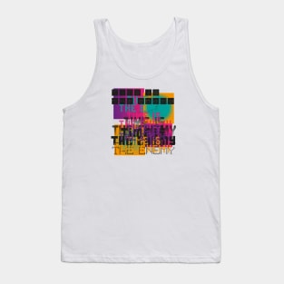 Time is the enemy Tank Top